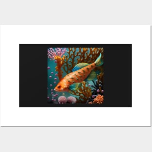 Sea Fantasy - Tropical Fish #512 Posters and Art